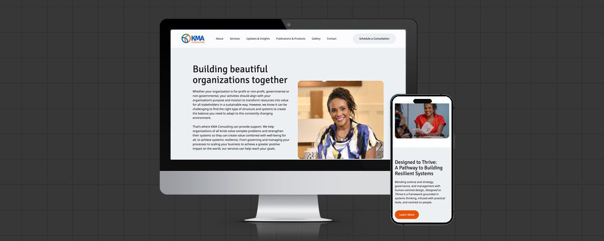 Bringing a strong vision to life with a beautiful new website